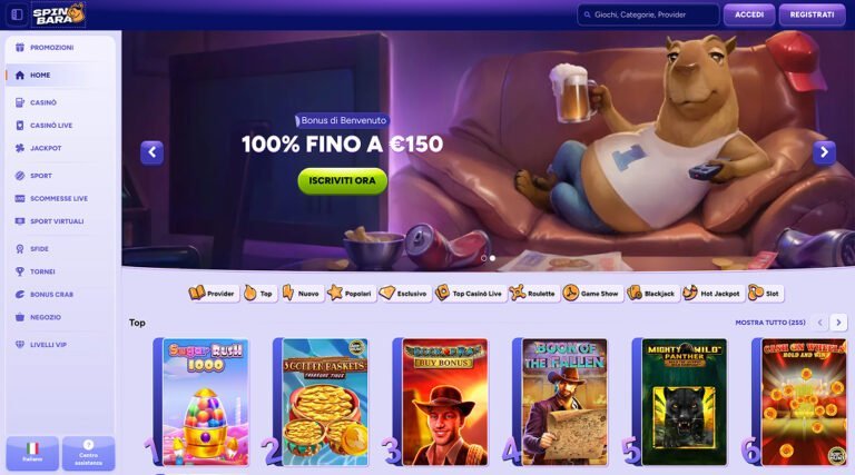 La Spinbara: Il Casino Online con Bonus e Slot Gratis per Tutti gli Italiani.